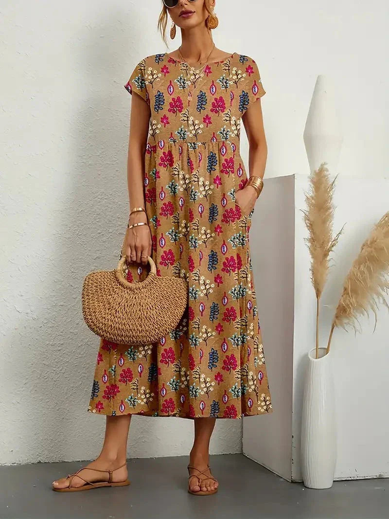 Camel Garden Floral / 2XL