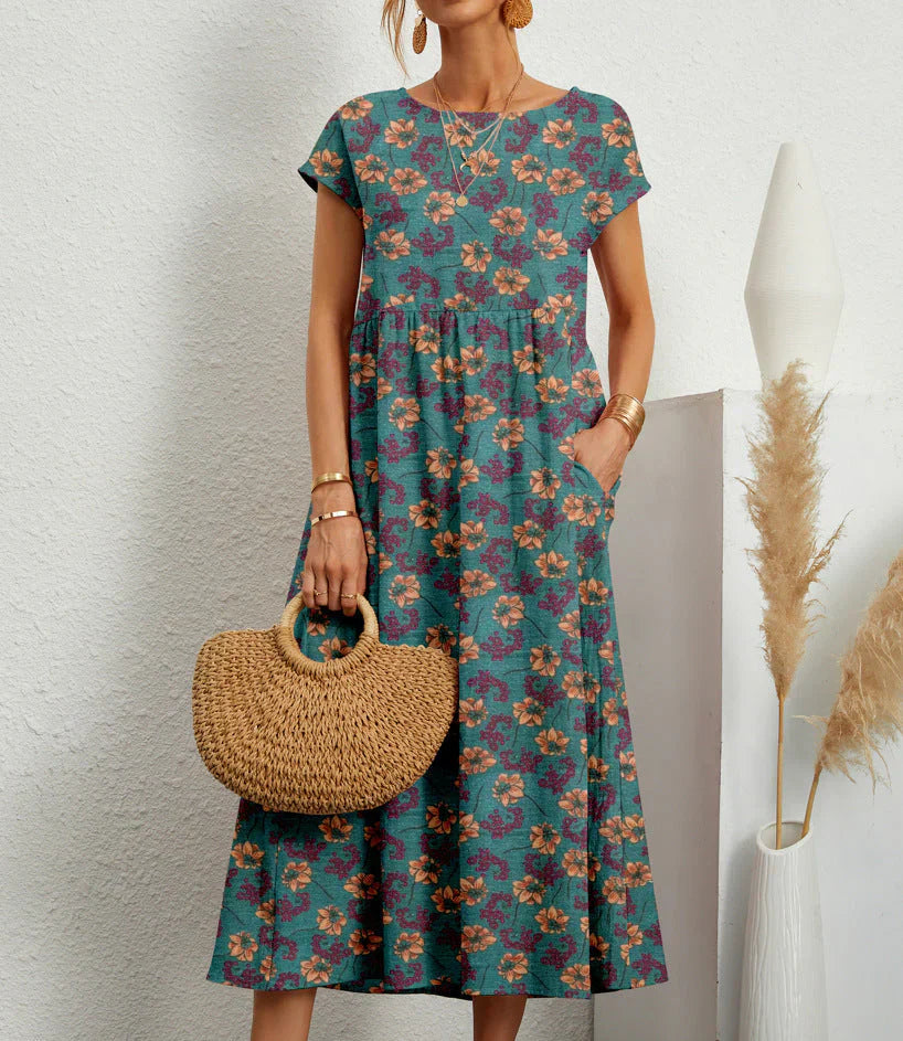 Teal Garden Bloom / 2XL