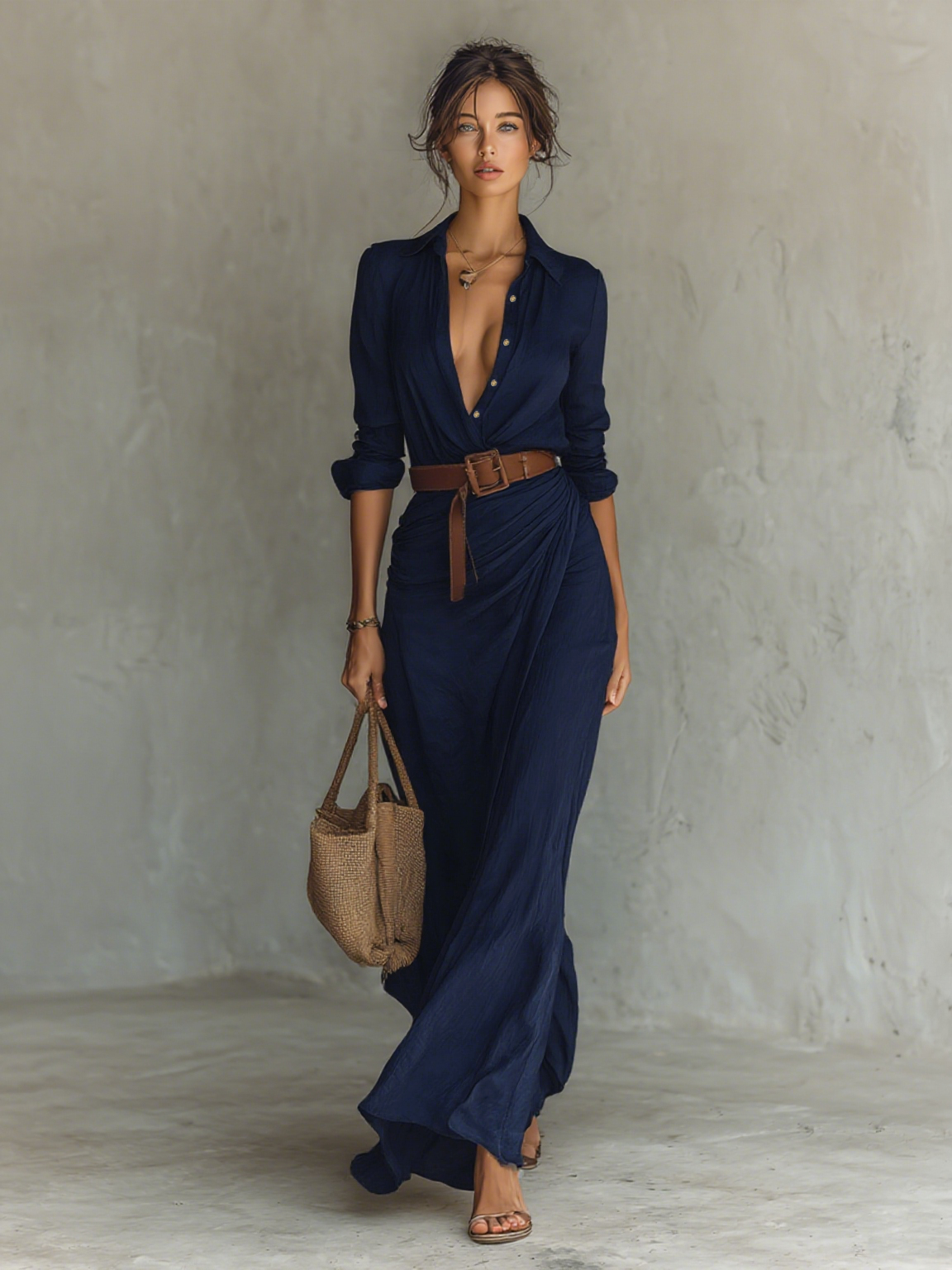 Marineblauw / 5XL
