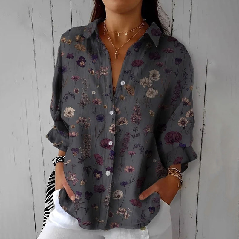 Charcoal Blossom Gray / 6XL