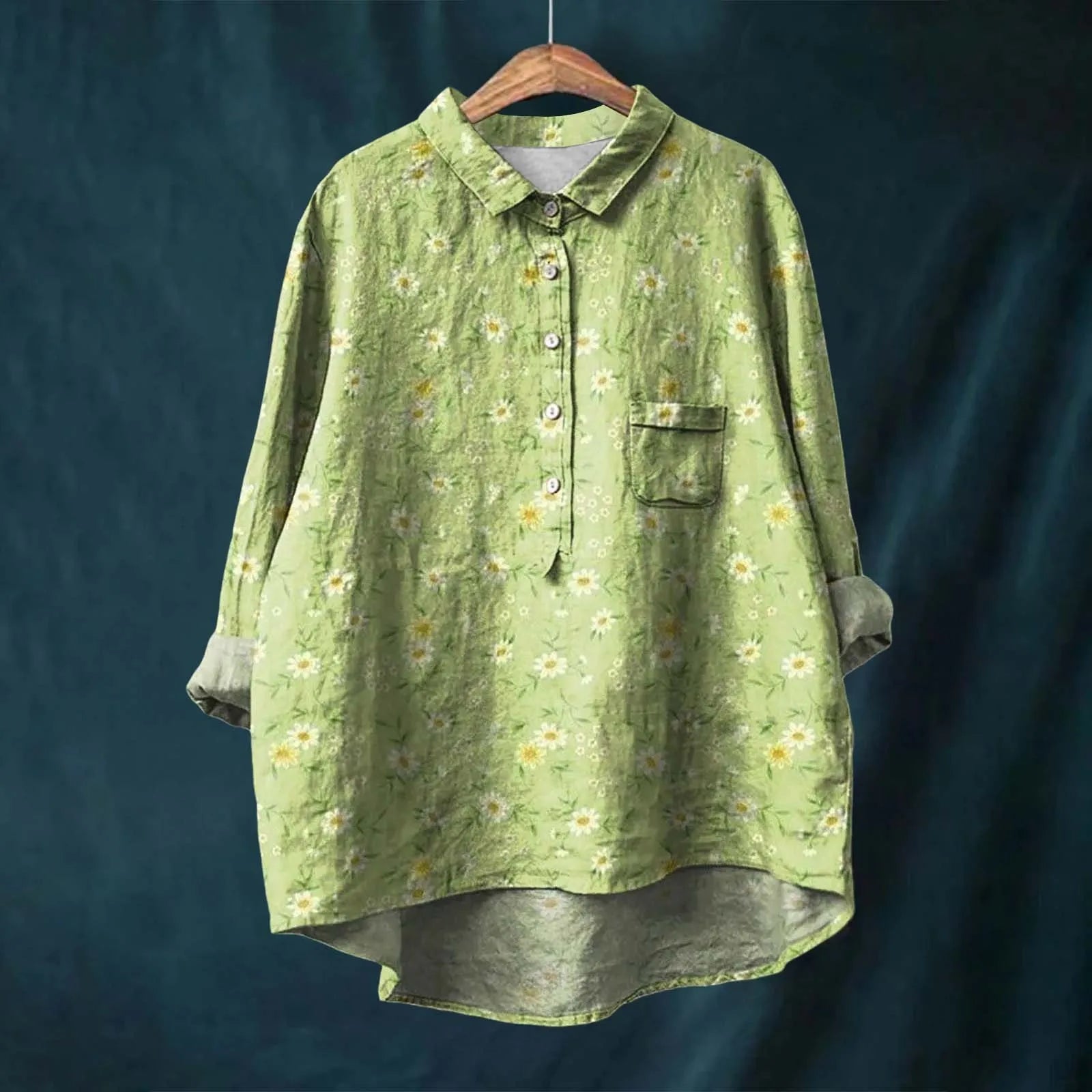Meadow Daisy Green / 5XL