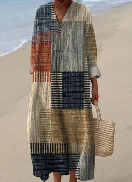Earth Tone Patchwork / 5XL