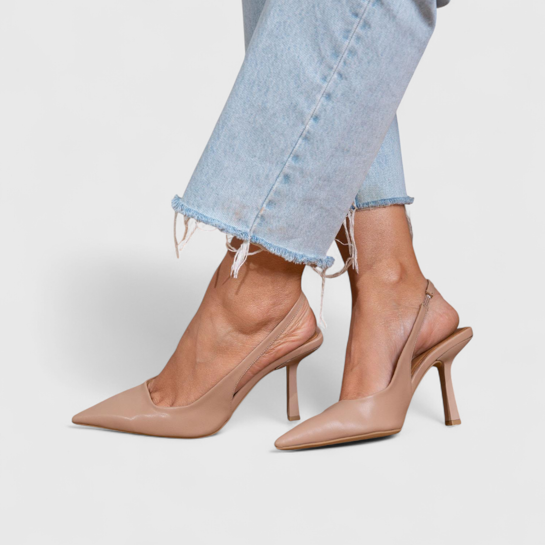 Beige Leer / 41 EU