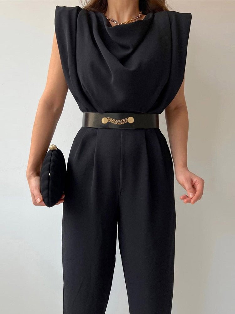 Black with round neckline / XL
