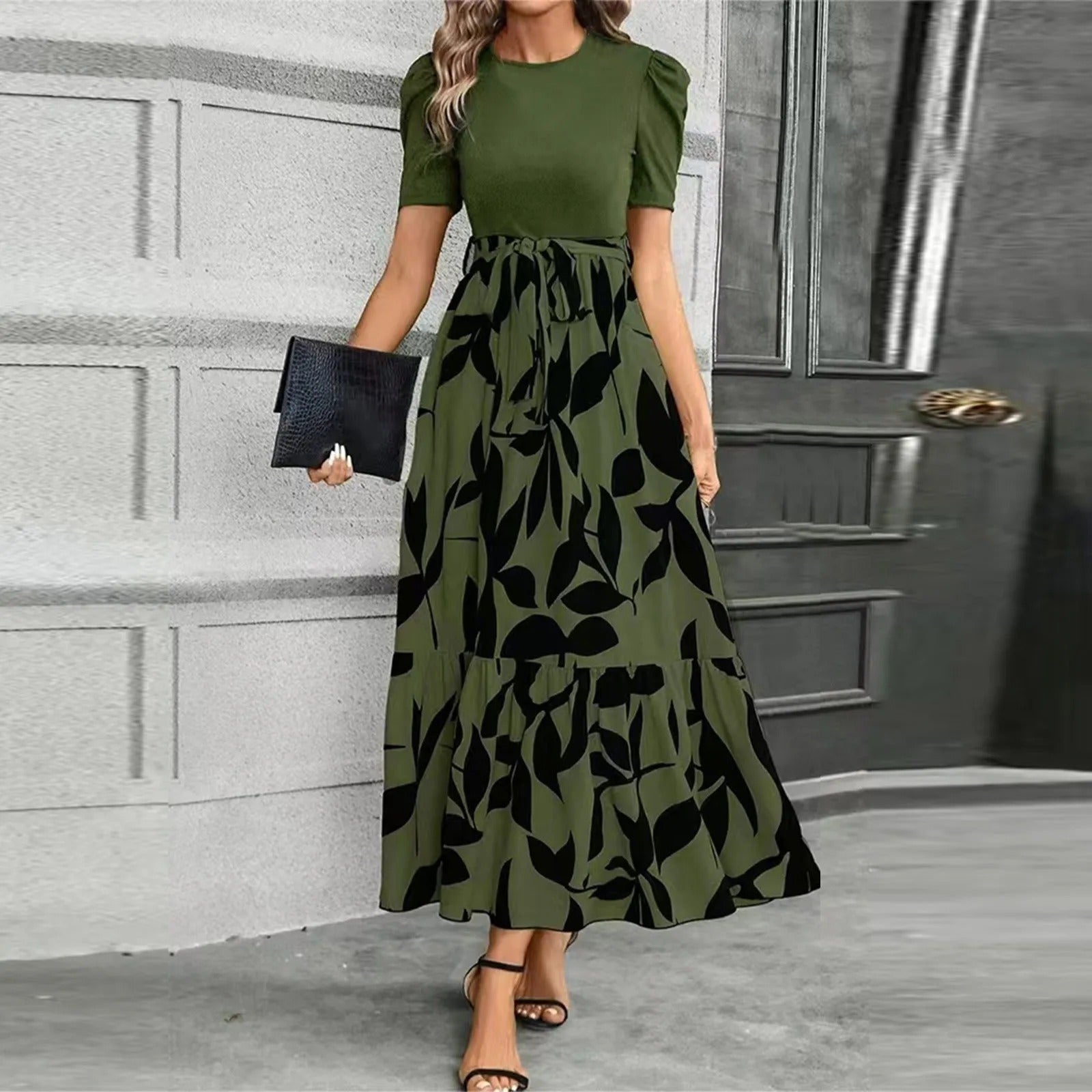 Olive Leaf Black / 3XL